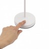 Wireless table lamp ANGELINA white SECURIT restaurant room