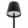 Lampe de table sans fil FELINE noir SECURIT Salle