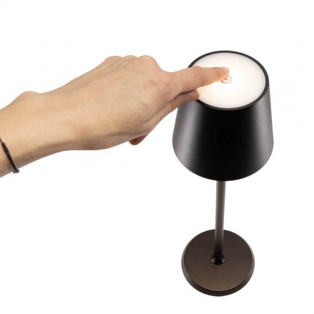 Lampe de table sans fil FELINE noir SECURIT Salle