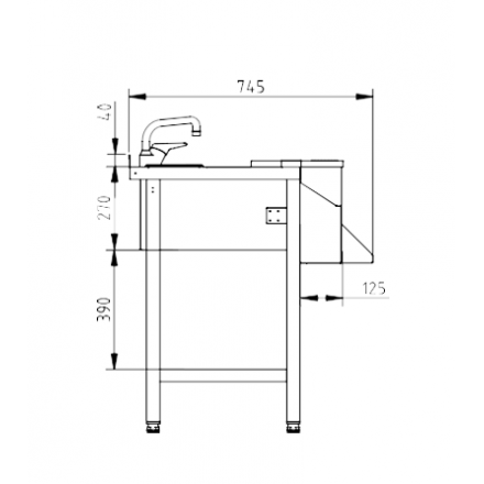 Table cocktail MCE-120 ERATOS Toutes les catégories
