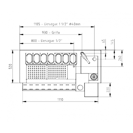 Table cocktail MCE-120 ERATOS Toutes les catégories