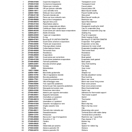 Levier de débit noir pout 15LT UGOLINI Pièces détachées