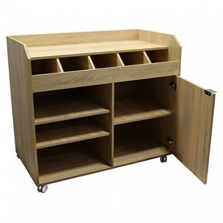 light oak trolley  SERVICE TROLLEYS