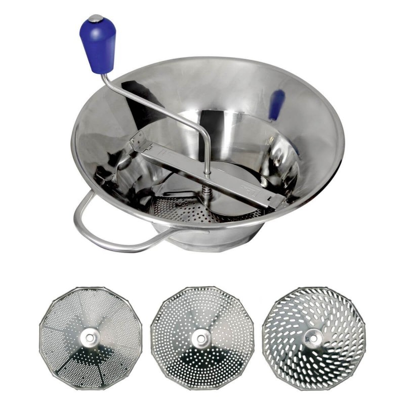 Moulin à légumes inox N°3 + 3 grilles LOUIS TELLIER Toutes les catégories