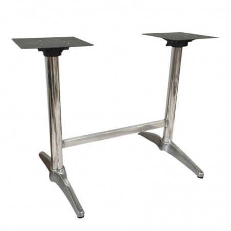 CALVI double table base (aluminum) | END OF LINE LIGNE CHR Table bases and tops