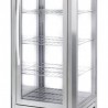 Vitrine panoramique 360L BLANCHE Roller Grill Froid