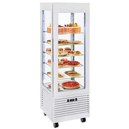 Vitrine panoramique 360L BLANCHE RD600 Roller Grill Froid