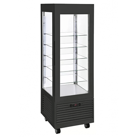 Vitrine panoramique 360L NOIRE RD600 Roller Grill Froid