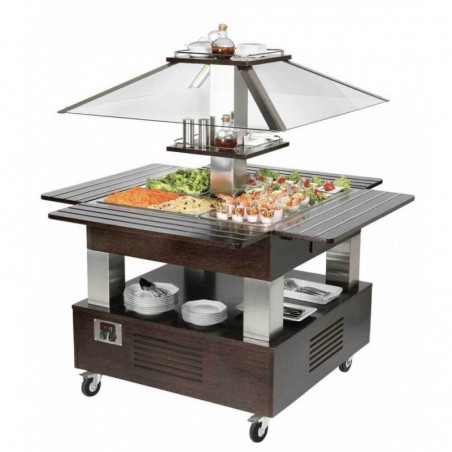 Salad'Bar réfrigéré central SBC40F (4xGN1/1) ROLLER GRILL Froid