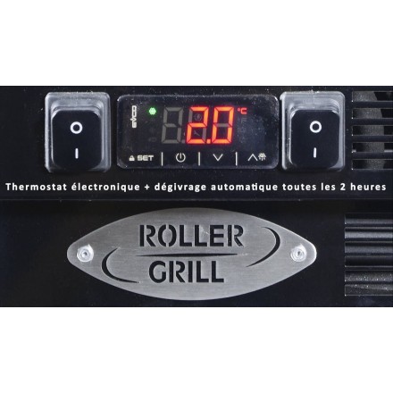 HD800 heated showcase (2xGN1/1) ROLLER GRILL Heated display cabinets