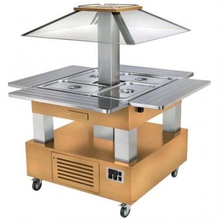 Salad'Bar chauffant central SBC40C (4xGN1/1) ROLLER GRILL Toutes les catégories