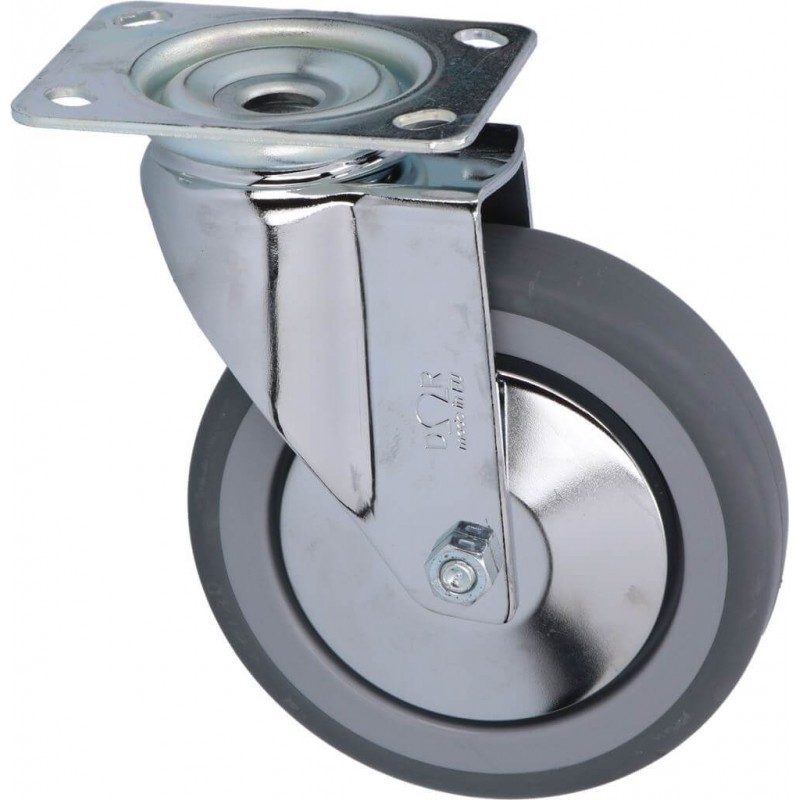 Kit de 4 roulettes pivotantes à platine  Toutes les catégories