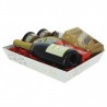 WHITE CHRISTMAS MM cardboard basket - CHR MARKET
