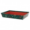 Cardboard basket GREEN CHRISTMAS PM - CHR MARKET
