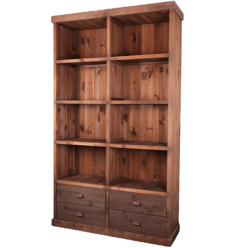 Présentoir MADERA 8 cases + 4 tiroirs  Meubles de présentation