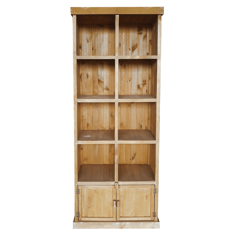 MADERA display 8 compartments + 2 doors  Presentation furniture