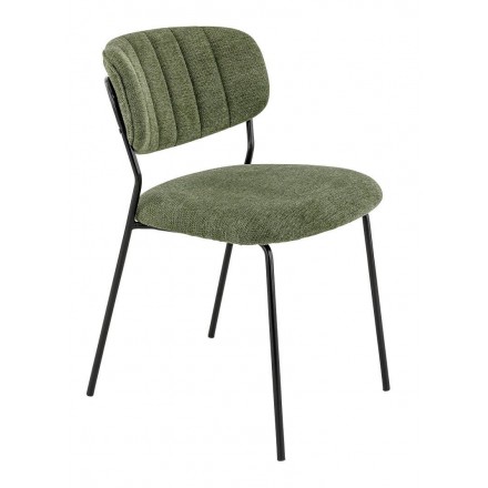 Set of 2 green SIMONE chairs  INDOOR CHAIRS