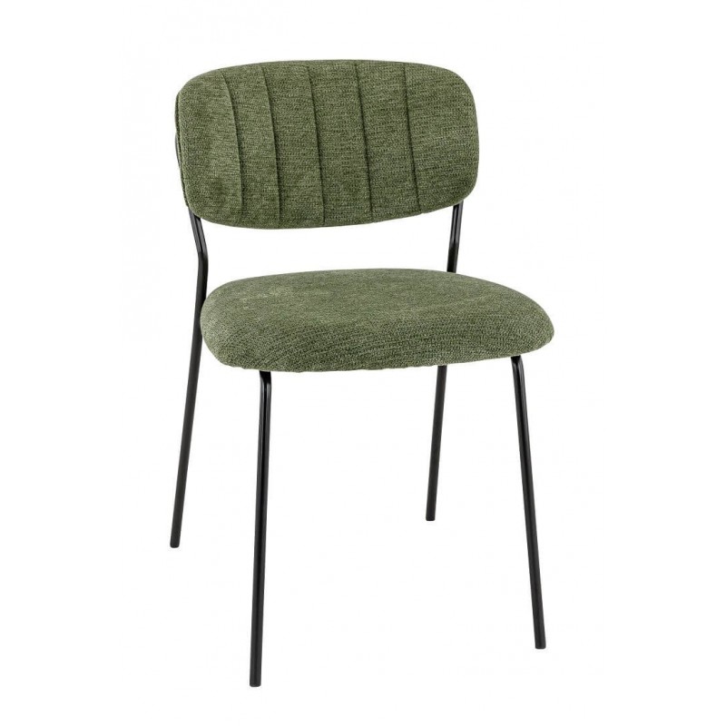 Set of 2 green SIMONE chairs  INDOOR CHAIRS