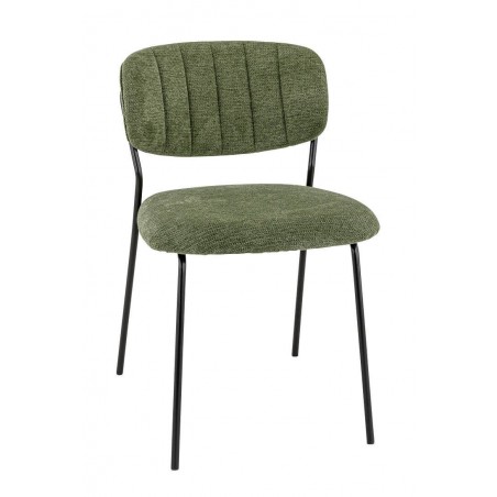 Set of 2 green SIMONE chairs  INDOOR CHAIRS