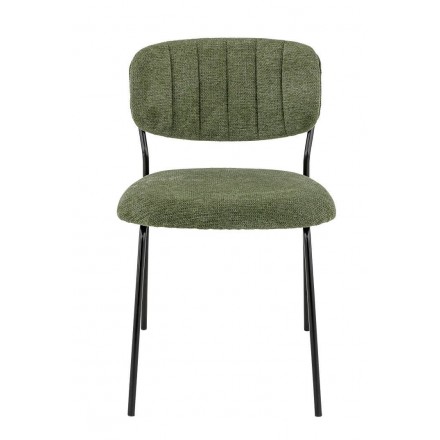 Set of 2 green SIMONE chairs  INDOOR CHAIRS