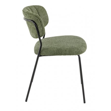 Set of 2 green SIMONE chairs  INDOOR CHAIRS