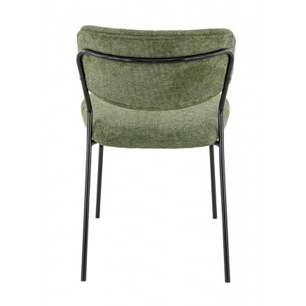 Set of 2 green SIMONE chairs  INDOOR CHAIRS