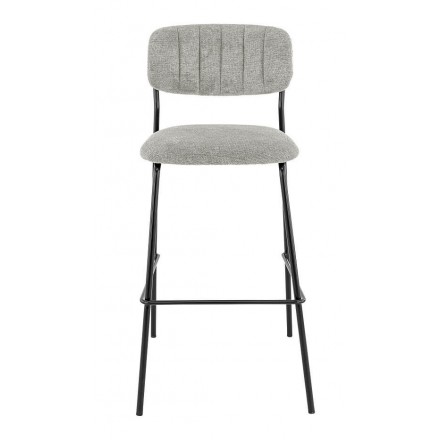 Lot de 2 chaise haute AUGUSTE gris clair  Chaises d'intérieur