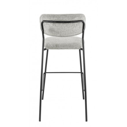 Lot de 2 chaise haute AUGUSTE gris clair  Chaises d'intérieur