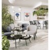EUGÉNIE Grey lounge chair  INDOOR CHAIRS
