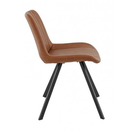 Lot de 2 chaises JACOB cuoio  Chaises d'intérieur