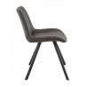 Set of 2 JACOB anthracite chairs  INDOOR CHAIRS