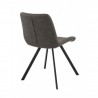 Set of 2 JACOB anthracite chairs  INDOOR CHAIRS