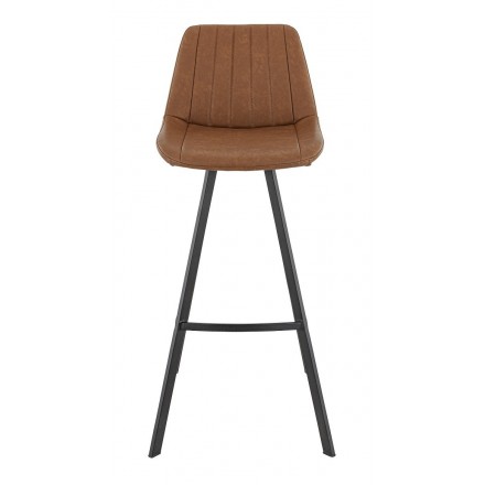 Lot de 2 chaises hautes KYLE cuoio  Chaises d'intérieur