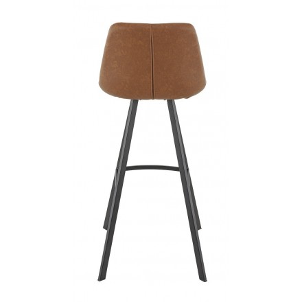 Lot de 2 chaises hautes KYLE cuoio  Chaises d'intérieur