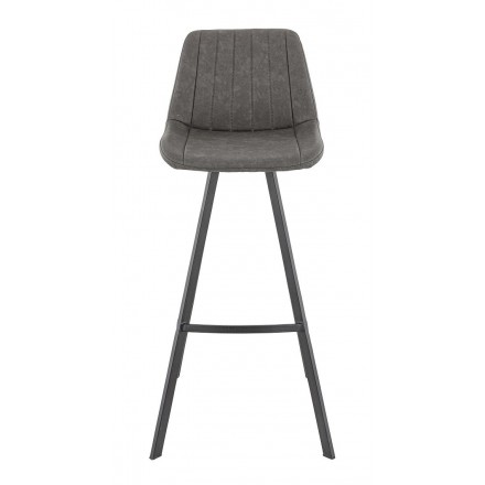 Lot de 2 chaises hautes KYLE anthracite  Chaises d'intérieur