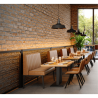 Banquette WENDY | Cuoio BE EXPRESS Chaises d'intérieur