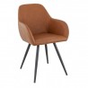 OLAF cuoio armchair  INDOOR CHAIRS