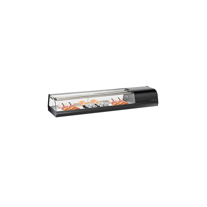 Vitrine à sushis COOL HEAD 6xGN1/3 | 1250mm COOL HEAD Vitrines à sushis Vitrine à sushis COOL HEAD 6xGN1/3 | 1250mm COOL HEAD Vitrines à sushis