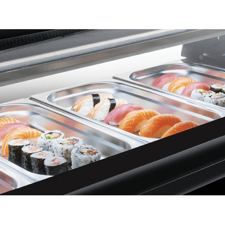 Vitrine à sushis CORECO 8xGN1/3 | 1800mm COOL HEAD Vitrines à sushis