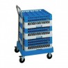 Chariot porte-casier de lavage ABS