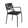 Fauteuil MURCIA | Noir  CHAISES EN TOILE/CORDE