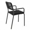 Fauteuil MURCIA | Noir  CHAISES EN TOILE/CORDE