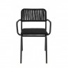 MURCIA armchair black  Gamme DINARD