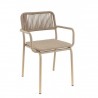 MURCIA armchair taupe  Gamme DINARD