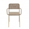 MURCIA armchair taupe  Gamme DINARD