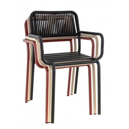 MURCIA armchair terracotta  Gamme DINARD