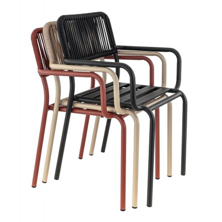 MURCIA armchair terracotta  Gamme DINARD