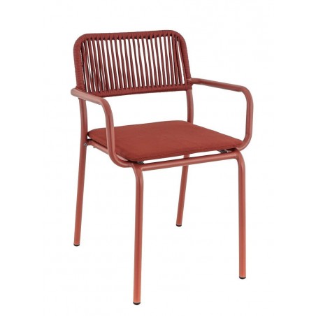 MURCIA armchair terracotta  Gamme DINARD