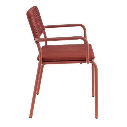 MURCIA armchair terracotta  Gamme DINARD