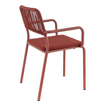 MURCIA armchair terracotta  Gamme DINARD